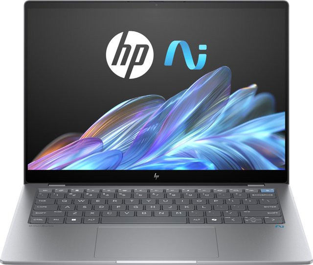 HP OmniBook X 14 Copilot+ PC, Meteor Silver, 14 Zoll 2,2K IPS Display, Snapdragon X Elite, 16 GB RAM, 1 TB SSD, Windows 11 - Bild 2