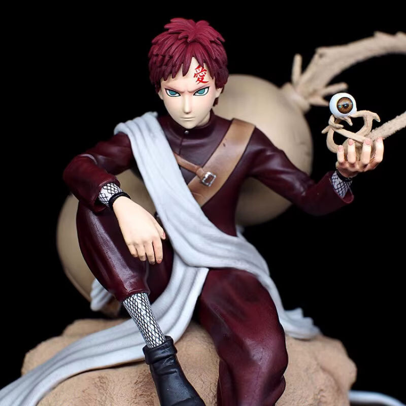 Bandai Anime Gaara Kazekage Schlacht Version Actionfigur aus PVC für Sammler und Dekoration, mehrfarbig - Bild 4