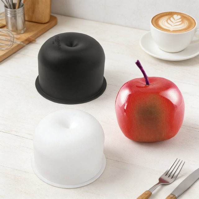 SHENHONG Silikon Obst-Mousse-Kuchenform im Apfel-Design für Desserts und Backwerkzeuge - Bild 1