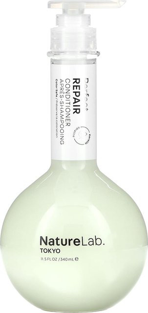 NatureLab Tokyo Perfect Repair Spülung, 340 ml, Keratin, coloriertes Haar - Bild 1