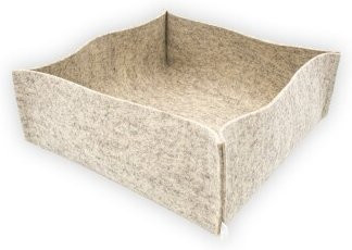 The Catery Filzkatzenbett Comfort mit erhöhtem Rand