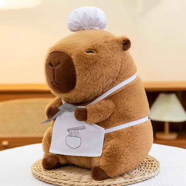 Yiran toy Capybara Kochmütze, Plüschtier, 50cm - Bild 1