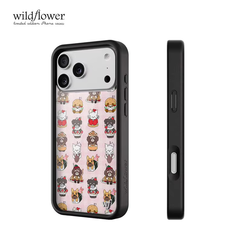 Wildflower Anime Father Kels Stoßfeste Handyhülle für iPhone 17 16 15 14 13 12 Pro Max Plus in Multicolour mit Cartoon Hund Design - Bild 2