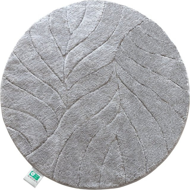 Floordirekt Badematte Maris Rund Silber Durchmesser: 30 cm - Bild 1