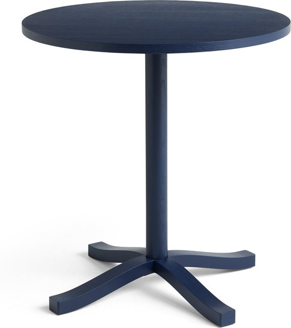 HAY Pastis Table in Blau aus lackiertem Holz, runder Esstisch - Bild 1