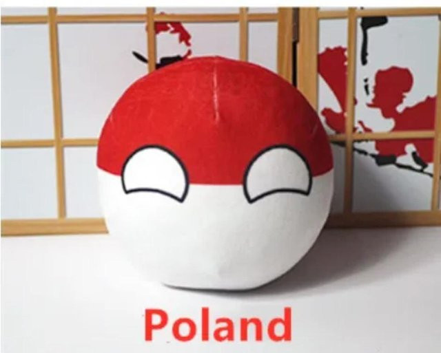 Cantao Anime Polandball Plüsch Puppe 20cm - Bild 1