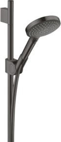 Hansgrohe Axor Uno Brause-Set in Brushed Brass mit Handbrause und Regendusche in Grau - Bild 1