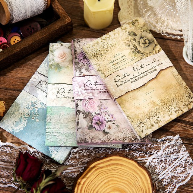 40 Blatt Scrapbook-Papier mit Vintage-Blumen- und Paisley-Motiven für dein DIY-Kunsttagebuch - Bild 1