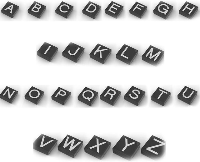 Yiran toy Alphabet A-Z Bausteine-Set 26 Buchstaben - Bild 1