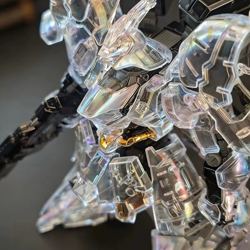 Bandai RG 1/144 Fukuoka Sazabi, Bausatz, schillernd, laserbeschichtet, transparent - Bild 3