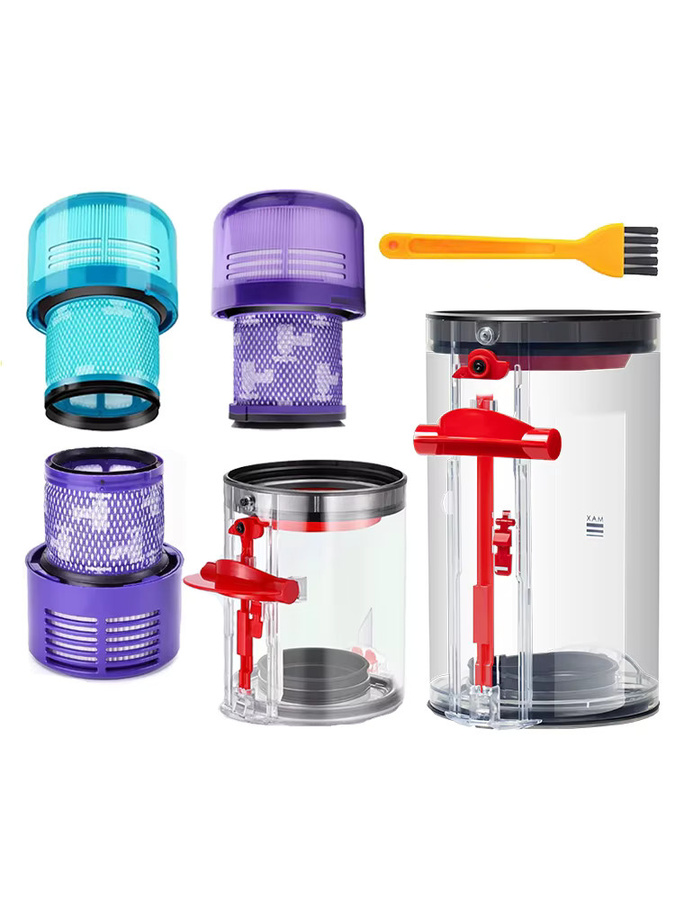 Dyson Staubsauger Ersatzteil Set mit kleinem und großem Staubbehälter und Filtern für V10 V11 V15 Modelle - Bild 3