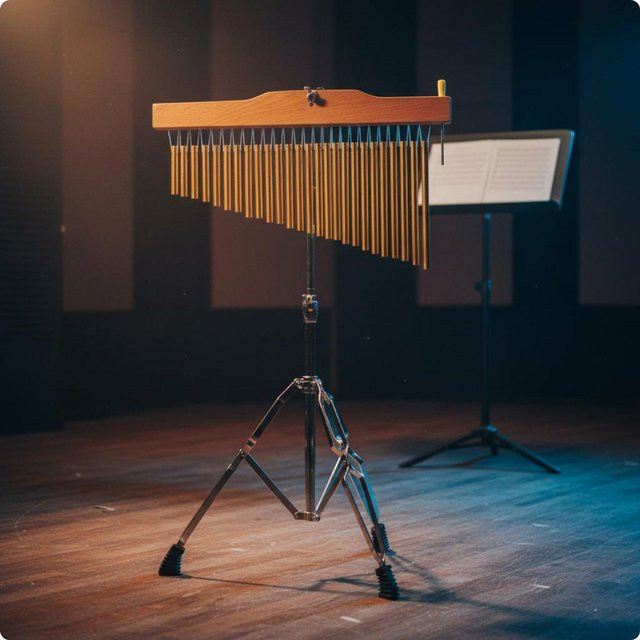 Binchi Klangspiel Klangstäbe Set, Klangschlaginstrument Tischglocken - Bild 1