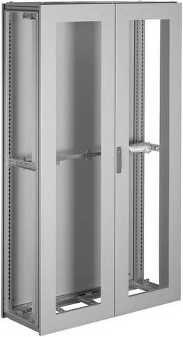 Hager Anreihstandschrank aus Stahl in Lichtgrau, B/T/H: 110,0 x 40,0 x 190,0 cm - Bild 1