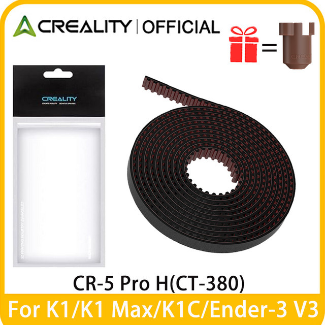 Creality Original K1 Zahnriemen-Set 1,8m für K1, K1 Max, K1C und Ender 3 V3 3D-Drucker Ersatzteile in Schwarz - Bild 1