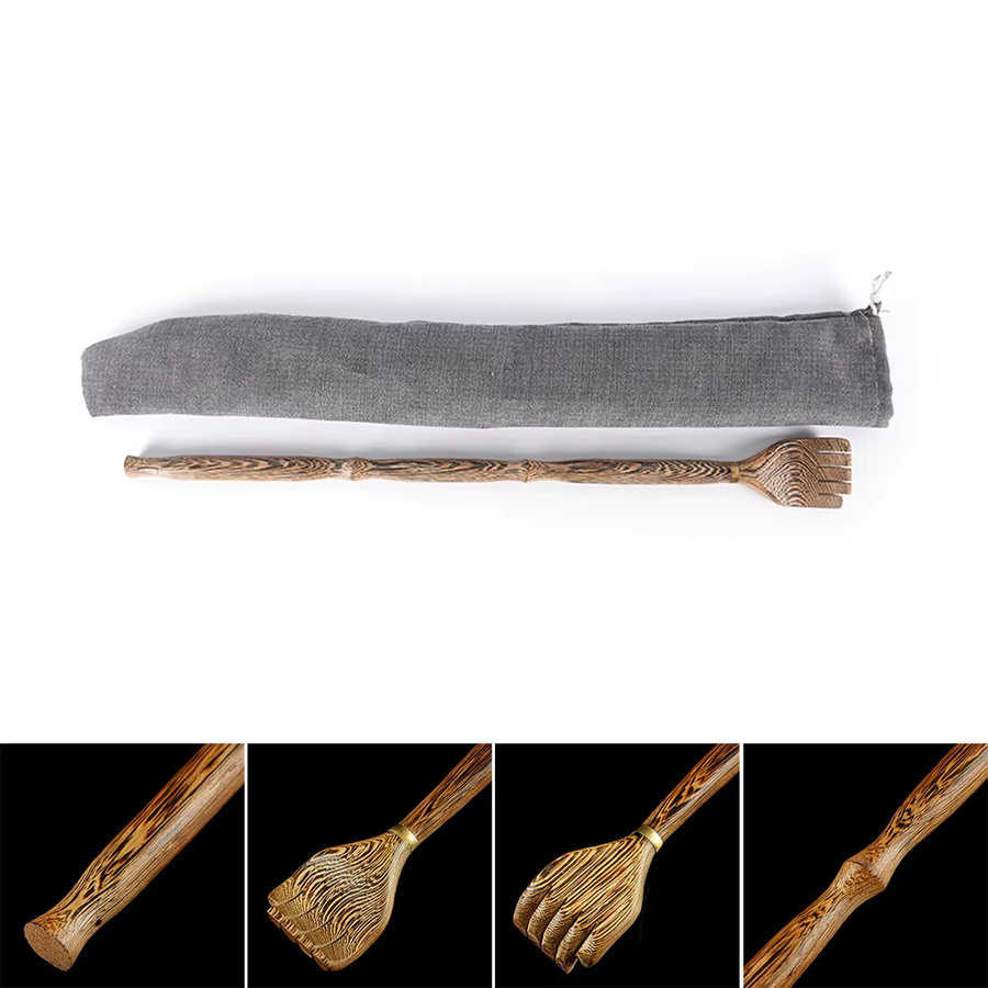 Holz-Rückenkratzer Massagegerät, Unisex - Bild 2