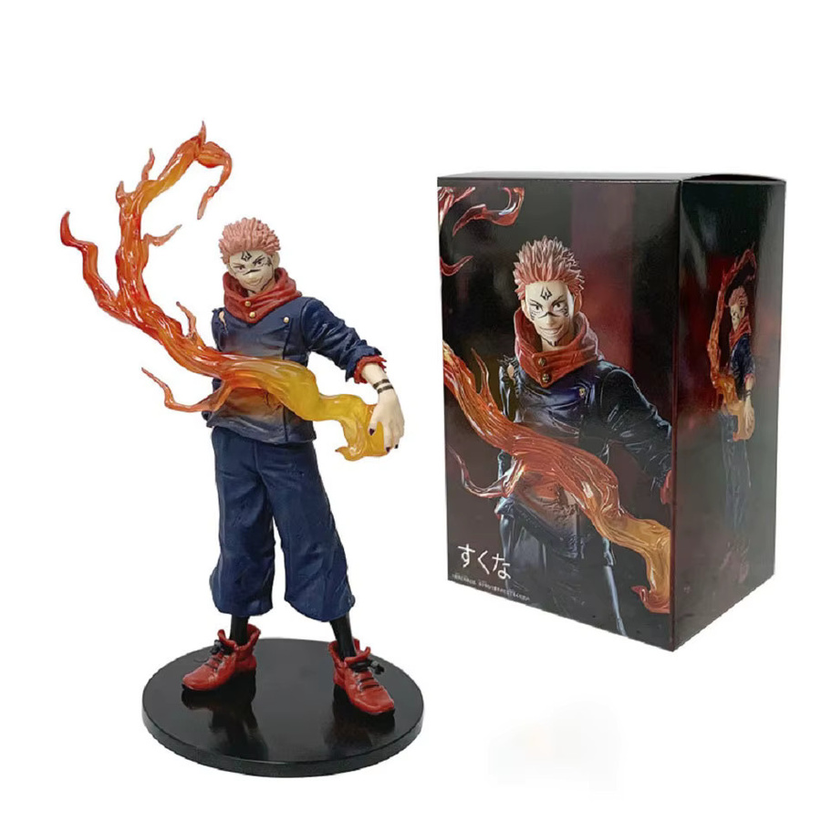 Bandai Jujutsu Kaisen Actionfigur Itadori Yuji aus PVC, Multicolor, Höhe: 21 cm - Bild 2