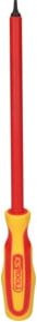 KS Tools ERGOTORQUE VDE Innenvierkant-Schraubendreher #2 in Rot aus Stahl, Länge: 315 mm - Bild 1