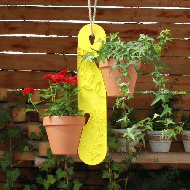 Gardenguard Blumenampel Gelb B: 10 cm, H: 50 cm - Bild 1
