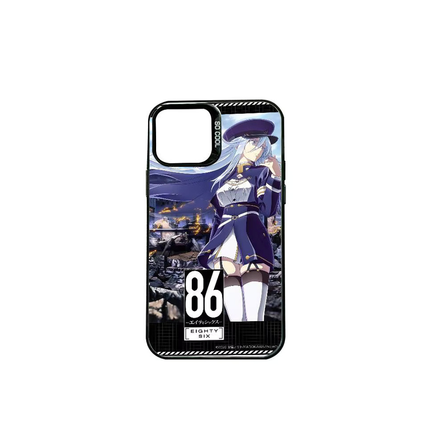 Anime Kawaii 86 E-Eighty Six Handyhülle für Apple iPhone 11 12 13 14 15 16 Pro Max Plus mit Schutz-Plattierung in Multicolour - Bild 4