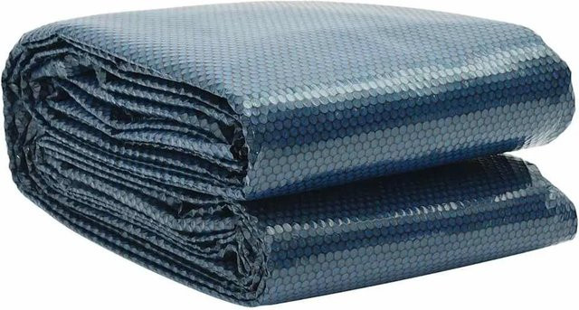 vidaXL Solar-Poolfolie zur Poolheizung in Schwarz und Blau, B/B: 732 x 366 cm - Bild 1