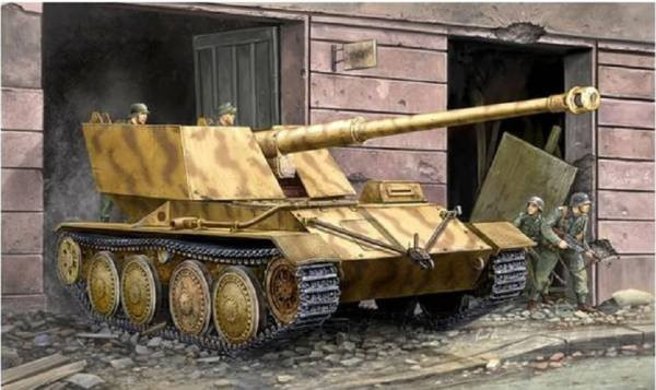Trumpeter Krupp/Ardelt Waffenträger 88mm PAK-43, Fahrzeuge, Braun - Bild 1