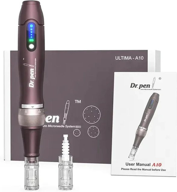 Dr. Pen Ultima A10 Mikronadel-Hautpflege-Set, Unisex, mit 2er-Nadelkartusche - Bild 1