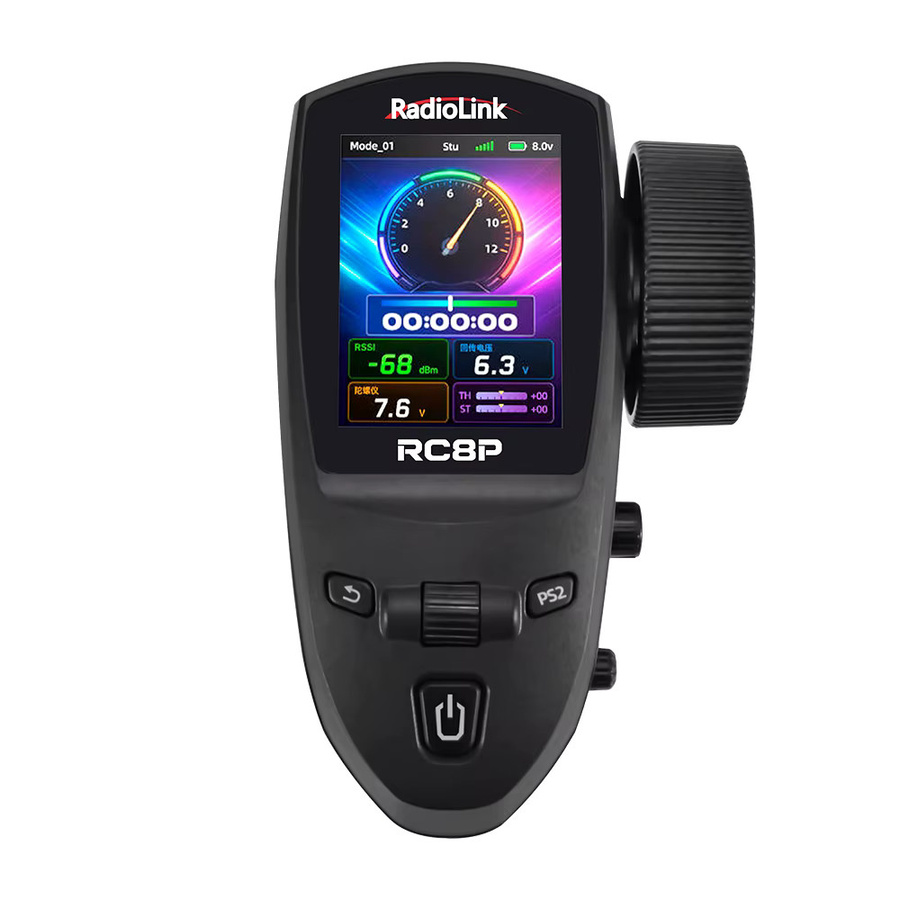 RadioLink RC8P Sender 8-Kanal-Funkfernsteuerung, mit Trainer-Modi und R8FG Empfänger - Bild 4