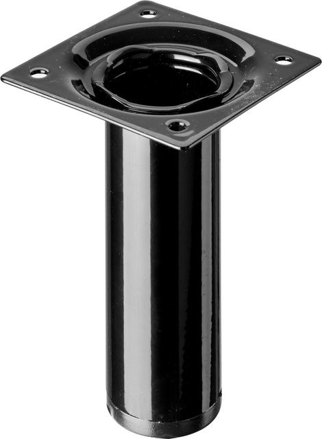 Hettich Tischbein Schwarz Matt Durchmesser: 30 mm, Höhe: 100 mm - Bild 1