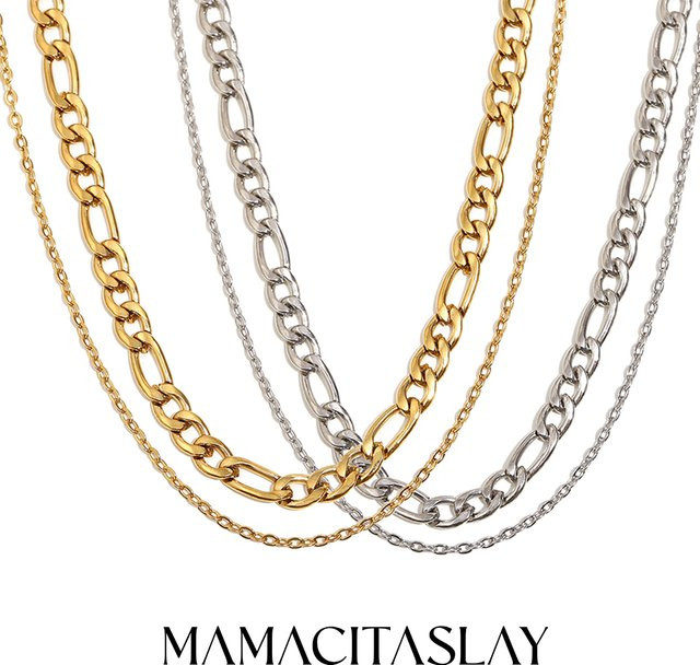 MamacitaSlay Halskette, Edelstahl, Gold, Damen - Bild 1