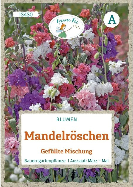 Grüne Fee Mandelröschen Saatgut Gefüllte Mischung - Bild 1