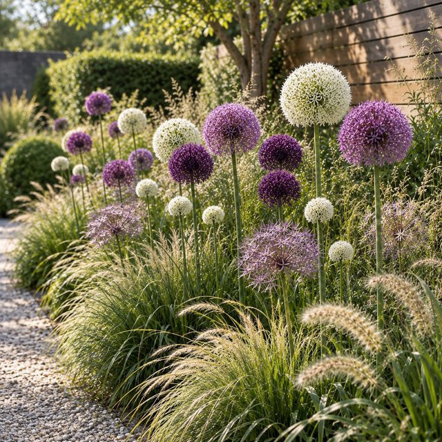 Kiepenkerl Allium-Mix Blütengiganten bunte Zwiebeln mit 29 Stück - Bild 1