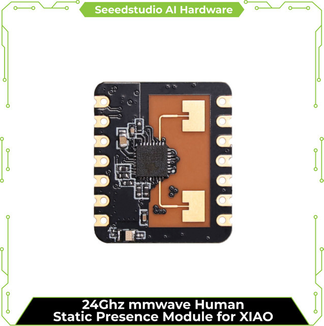 Seeed Studio XIAO 24GHz mmWave-Sensor für Home Assistant und ESPHome mit FMCW-Technologie zur statischen Anwesenheitserkennung in Schwarz - Bild 1