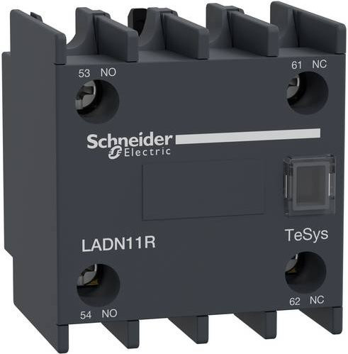 Schneider Electric LADN11R Hilfskontaktblock für Schütz in Schwarz - Bild 1