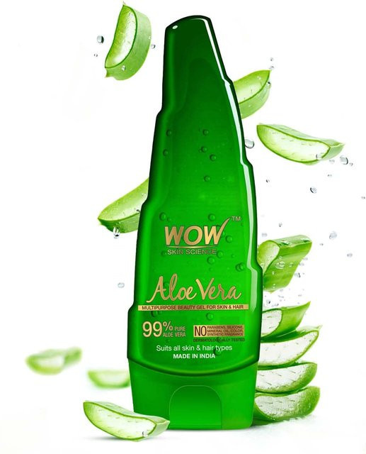 WOW Skin Science Aloe Vera Gel, 250 ml, für Gesicht, Körper und Haare - Bild 1
