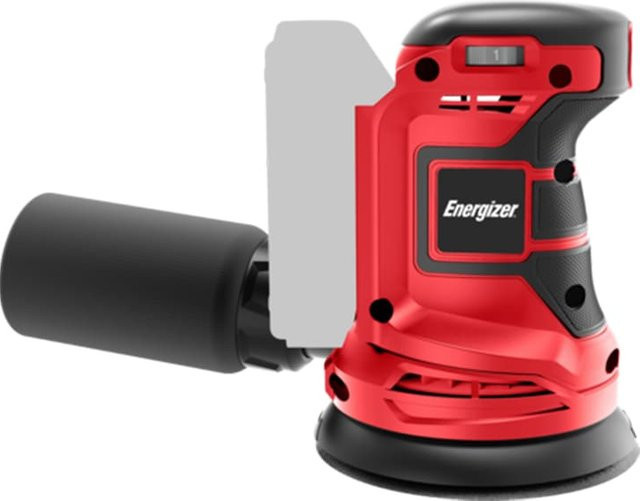Energizer 20V Akku Exzenterschleifer in Rot mit 125mm Schleifteller - Bild 1