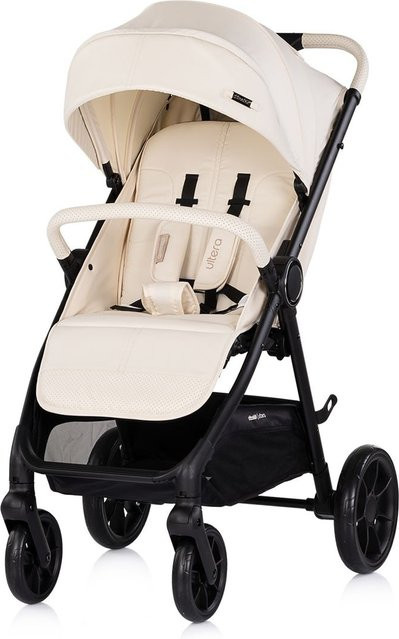 Chipolino Kinderwagen Ultera Buggy klappbar mit Federung und Hinterradbremse in Creme/Beige - Bild 1