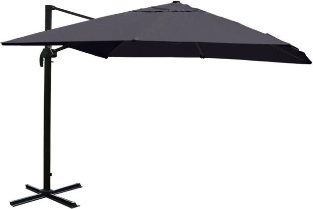 Gastronomie-Ampelschirm MCW A96 in Anthrazit aus Polyester und Alu, B/T/H: 300 x 400 x 100 cm - Bild 2