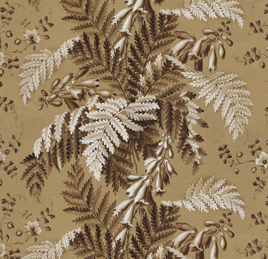 NLXL Mural Wandtattoo Big Pattern Feuilles mit floralem Vintage-Design aus Vlies und Papier - Bild 1