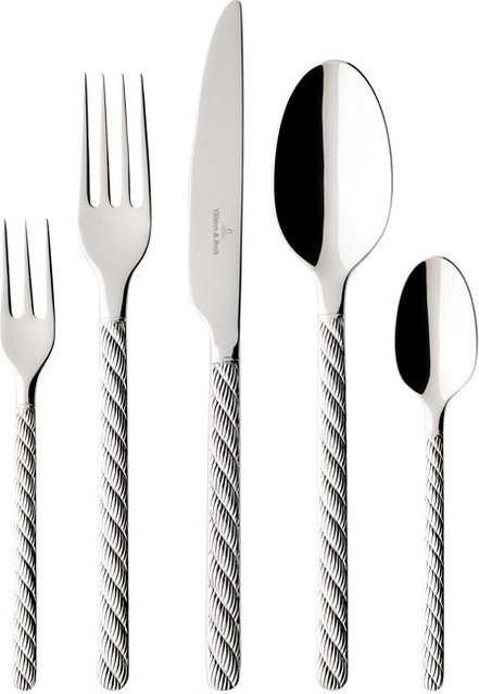 Villeroy & Boch Tafelbesteck Montauk 180er Set aus Edelstahl in Silber poliert - Bild 1