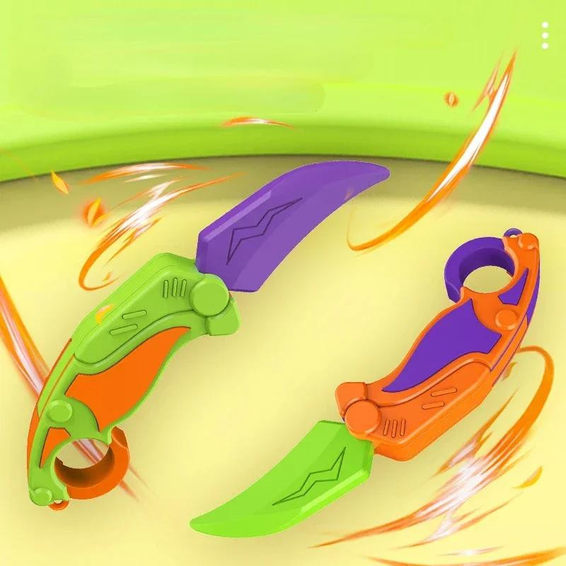 UYAOZHISHANG 3D-gedrucktes Schwerkraft-Klauenmesser Spielzeug Schmetterling Fidget Handgriff - Bild 1