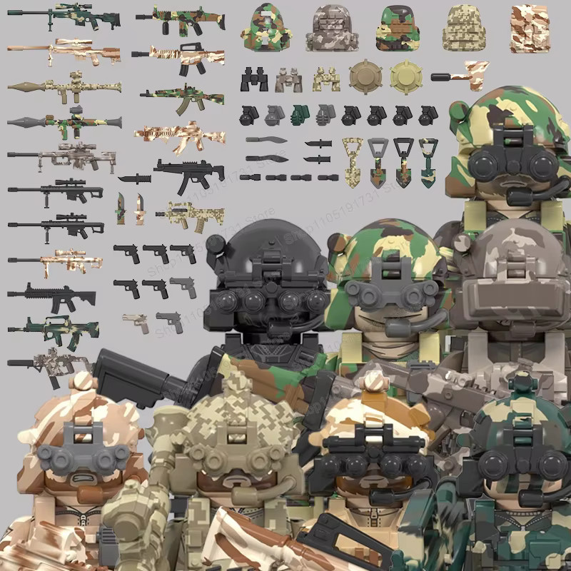 DR.TONG Special Forces Mini-Soldaten, Charakterfiguren, Mini-Actionfiguren - Bild 2