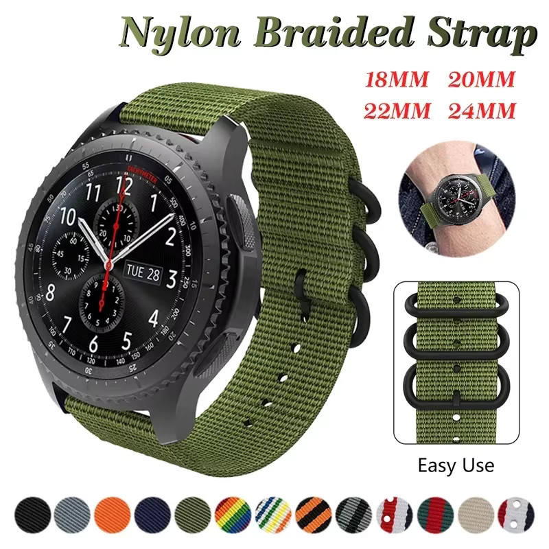 Geekthink Uhrenarmband Nylon, Textil/NATO, Unisex - Bild 2