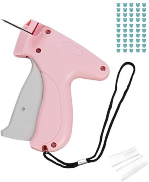 Fixierer Clip in Pink aus Kunststoff für Kleidung, Bettlaken und Quilts zur rutschfesten Fixierung von Nähten - Bild 1