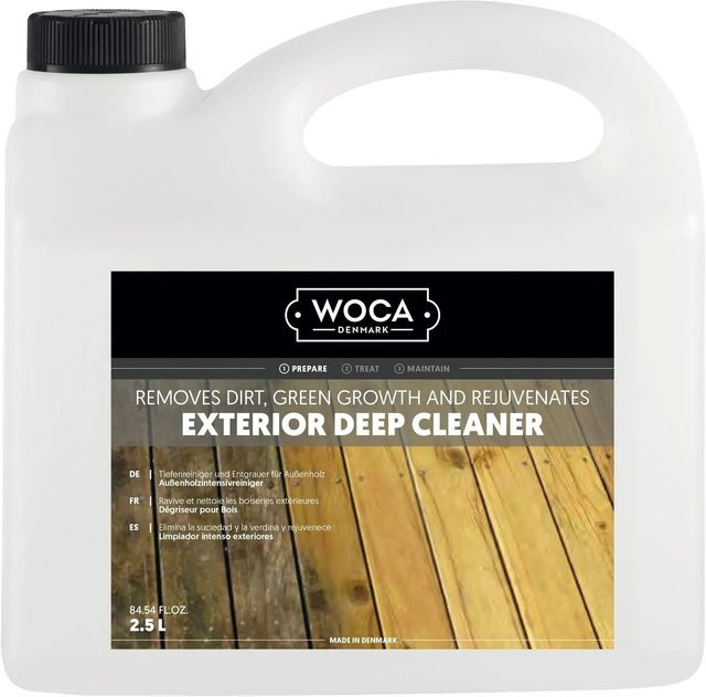 Woca Außenholz Holzreiniger für Schmutz, Beläge und graue Patina, 2,5 l - Bild 1