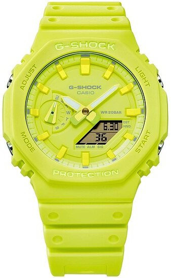 Casio G-Shock Armbanduhr, Analog-Digital, Quarz, Kunststoff, Grün, Unisex - Bild 1