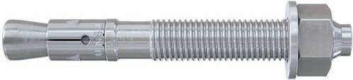 Fischer Bolzenanker FBN II 12/100 aus verzinktem Stahl, Farbe: Silber, 20 Stück - Bild 1