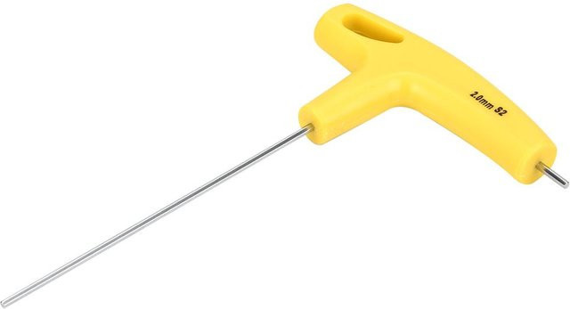 Fishine T-Griff Sechskantschlüssel aus legiertem Stahl H2.0 in Gelb, Länge: 100 mm - Bild 1