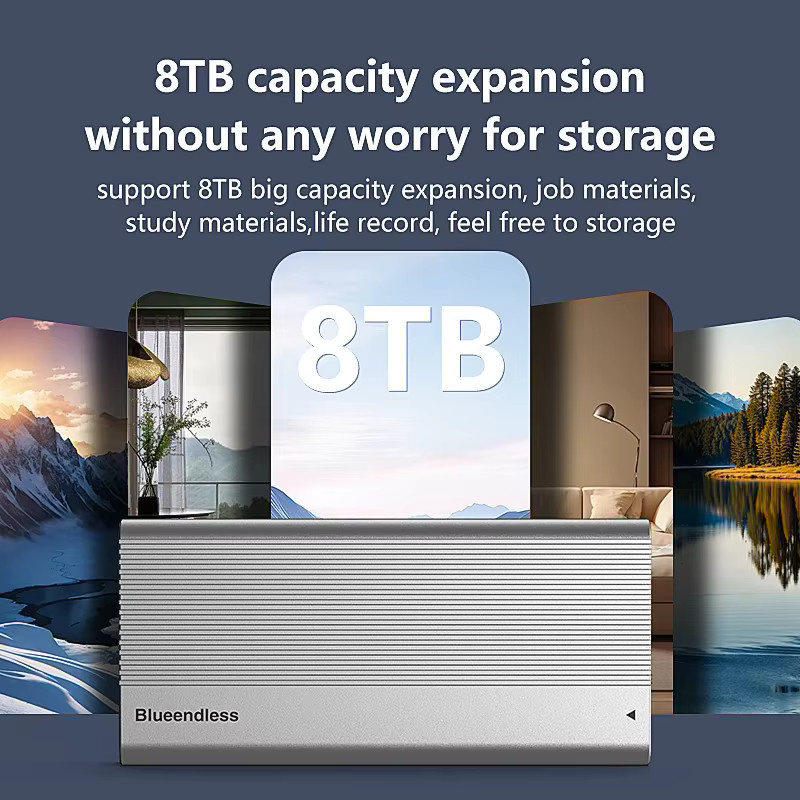 Lenovo USB4 40Gbps M.2 NVMe SSD-Gehäuse mit PCIe 4.0 Hochgeschwindigkeit und Kühlventilator, kompatibel mit Thunderbolt 4/3 - Bild 3