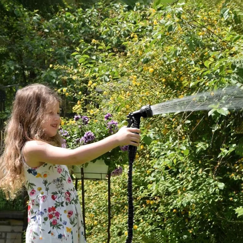 Hochdruck-Garten-Wasserpistole mit 7 Sprühmodi für Bewässerung und Autowäsche in Blau und Schwarz - Bild 6