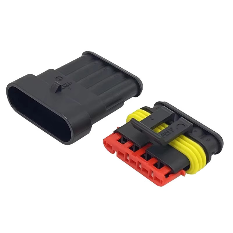 AMP Wasserdichte Kfz-Steckverbinder Serie 1,5 Elektrische Stecker-Buchse-Kabelverbinder mit 1 bis 6 Pin - Bild 3
